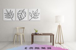 Leaves Papercut SVG Product Image 1