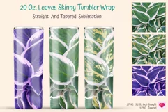 Floral Tumbler Wrap Sublimation. Seamless Tumbler Designs Product Image 1
