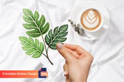 Green Leaves Stickers, Botanical Stickers, Greenery Stickers Product Image 1