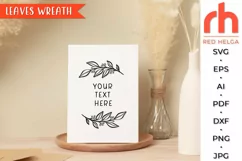 laurel wreath svg, leaves wreath svg, laurel frame svg, leaves frame svg, floral wreath svg