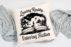 Leaving Reality Entering Fiction SVG Design Product Image 4