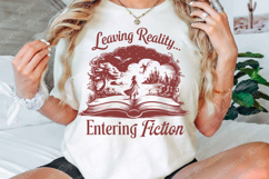 Leaving Reality Entering Fiction SVG Design Product Image 3