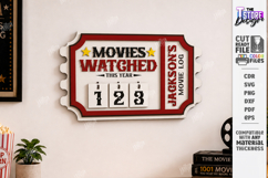 Led Lights Movies Counter - Cinema Tracker Signs Laser Cut Product Image 21