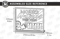 Led Lights Movies Counter - Cinema Tracker Signs Laser Cut Product Image 8