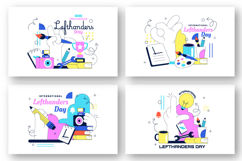 10 International Left Handers Day Illustration Product Image 2