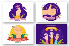 18 Happy Left Handers Day Illustration Product Image 5