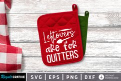 Leftovers are for quitters SVG, Potholder SVG Design Product Image 1