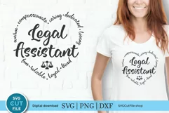 Legal Assistant heart svg file, perfect for totes and gifts created with your Cricut or Silhouette machine!
