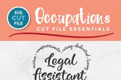 This legal Assistant svg file is perfect for tote bags and shirts created with your Cricut or Silhouette machine!