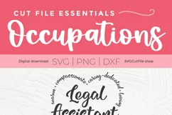 Use this Legal Assistant SVG with your Cricut to create cute shirts and tote bags!