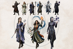 Legends Unbound RPG Fantasy Heroes and Foes Cliparts Product Image 10