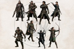 Legends Unbound RPG Fantasy Heroes and Foes Cliparts Product Image 11
