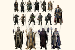 Legends Unbound RPG Fantasy Heroes and Foes Cliparts Product Image 5