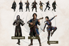 Legends Unbound RPG Fantasy Heroes and Foes Cliparts Product Image 7