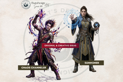 Legends Unbound RPG Fantasy Heroes and Foes Cliparts Product Image 8