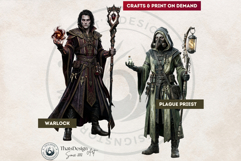Legends Unbound RPG Fantasy Heroes and Foes Cliparts Product Image 9