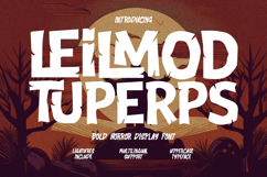Leilmod Tuperps Bold Horror Display Font Product Image 1
