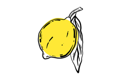 Dolce Vita Lemon Clipart Hand Drawn Italian Summer Product Image 7