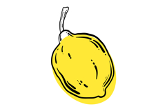 Dolce Vita Lemon Clipart Hand Drawn Italian Summer Product Image 13