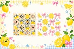 Lemon Laughs Bundle | Cute Lemon Summer PNG Collection Product Image 5