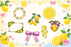 Lemon Laughs Bundle | Cute Lemon Summer PNG Collection Product Image 3