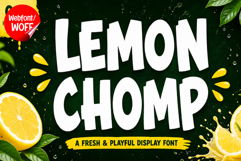 Lemon Chomp Playful Webfont Product Image 1