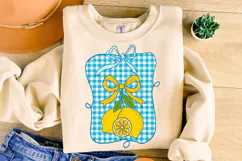 Boho Lemon Coquette PNG, Preppy Summer Lemon PNG, Summer PNG Product Image 3