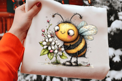 Lemon Garden Bee Clipart Product Image 2