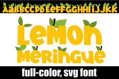 Lemon Meringue Color Font Product Image 1