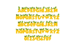 Lemon Meringue Color Font Product Image 2