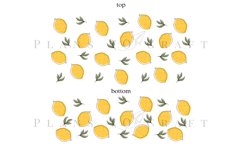 lemon outline 40oz quencher tumbler sublimation full wrap high resolution transparant background