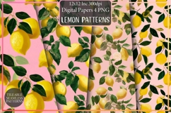 Lemon Patterns on Pink Product Image 1