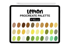 Lemon Procreate Color Palette