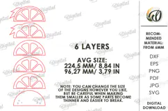 3D Lemon Jewelry Organizer Laser Cut. Jewelry Storage SVG Product Image 2