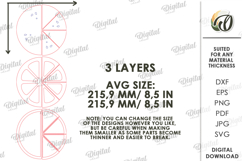 3D Lemon Decor Laser Cut. Lemon Plate SVG Product Image 2