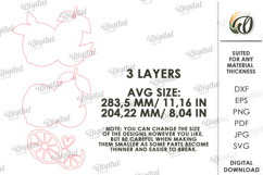 3D Lemon Decor Laser Cut. Wall Decor SVG Product Image 2