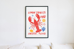 Lemon Squeeze Lobster, Please PNG, Summer Design Product Image 5