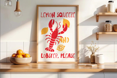 Lemon squeeze and lobster, please. Sublimation PNG. Product Image 2