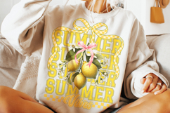 Summer Vibes PNG, Lemon Summer PNG, Summer Coquette, Beach Product Image 3