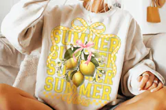Summer Vibes PNG, Lemon Summer PNG, Summer Coquette, Beach Product Image 3