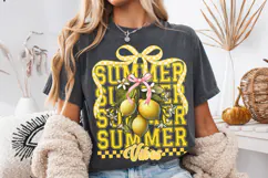 Summer Vibes PNG, Lemon Summer PNG, Summer Coquette, Beach Product Image 1