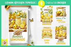 Lemon Kitchen Towel Bundle, Spring Summer Kitchen Towel Product Image 7