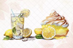 Lemon Watercolor Clipart Sublimation Bundle Product Image 6