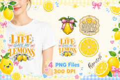 Vintage Lemon Quotes| Lemon Lover Designs | Citrus Summer Product Image 1