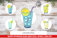 Wind Spinner Lemonade Glass Product Image 1