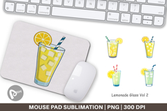 Mouse Pad Lemonade Glass Product Image 1