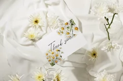 Watercolor Floral Clipart - Wildflowers floral clipart Product Image 3