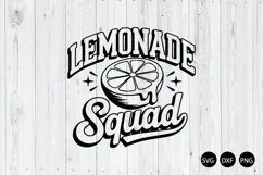 Lemonade Squad SVG, Summer SVG, Lemon SVG Product Image 1