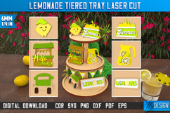 Lemonade Tiered Tray Laser Cut Bundle,Summer Farmhouse Decor Product Image 5