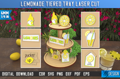 Lemonade Tiered Tray Laser Cut Bundle,Summer Farmhouse Decor Product Image 7